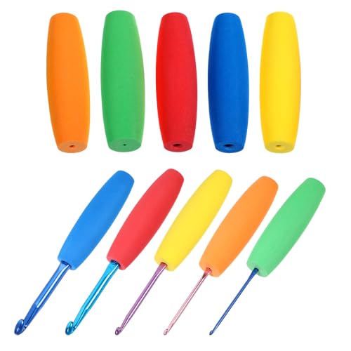 10 Stück Farbe Häkelnadelgriffe Eva-Griff Ergonomischer Häkelnadelgriff Häkelnadel Aufsatz Häkelzubehör Passend Für Häkelnadeln Von 2 Mm Bis 10 Mm 10 Stück Farbe Häkelnadelgriffe Eva-Griff Ergonomischer Häkelnadelgriff Häkelnadel Aufsatz Häkelzubehör Passend Für Häkelnadeln Von 2 Mm Bis 10 Mm von Lusofie