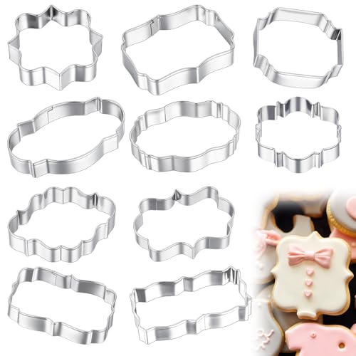 10 Stück Keksausstecher Set Fotorahmen Ausstechformen Edelstahl Rahmen Ausstecher Plätzchen cookie cutter Zur Herstellung von Keksen, Kuchen, Seifen, Gelees usw 10 Stück Keksausstecher Set Fotorahmen Ausstechformen Edelstahl Rahmen Ausstecher Plätzchen cookie cutter Zur Herstellung von Keksen, Kuchen, Seifen, Gelees usw von Lusofie