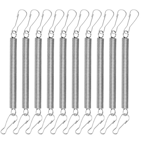 10 Stück Verlängerungsfeder, Edelstahlfeder mit 2 Clips zum Halten von Kaninchen-Wasserspender Trinkflasche, kleine Federn zum Füttern oder Gießen von Kleintieren, kann allein oder in Kombination 10 Stück Verlängerungsfeder, Edelstahlfeder mit 2 Clips zum Halten von Kaninchen-Wasserspender Trinkflasche, kleine Federn zum Füttern oder Gießen von Kleintieren, kann allein oder in Kombination von Lusofie