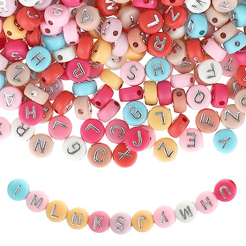 1000 Stück Buchstabenperlen A-Z Bunte Buchstabenperlen 7 mm Acrylperlen Perlen zum Auffädeln für Armbänder Halsketten Schmuck DIY Herstellung Style2 1000 Stück Buchstabenperlen A-Z Bunte Buchstabenperlen 7 mm Acrylperlen Perlen zum Auffädeln für Armbänder Halsketten Schmuck DIY Herstellung Style2 von Lusofie
