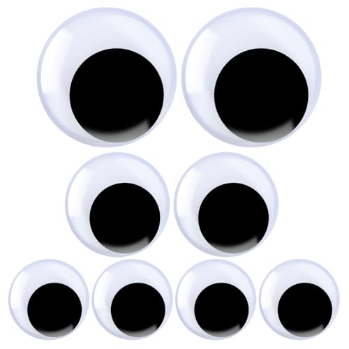 8 Stück Selbstklebend Wackelaugen Groß Selbstklebend Bewegliche Augen zum Bastelbedarf Kulleraugen Selbstklebend Riesige Schwingende Bewegliche Augäpfelaufkleber Kunststoff 10/8/5 cm 8 Stück Selbstklebend Wackelaugen Groß Selbstklebend Bewegliche Augen zum Bastelbedarf Kulleraugen Selbstklebend Riesige Schwingende Bewegliche Augäpfelaufkleber Kunststoff 10/8/5 cm von Lusofie