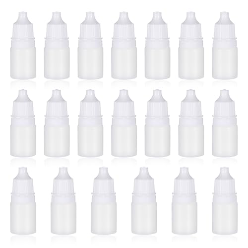 Lusofie 20 Stück Kleine Liquid Flaschen 5 Ml Plastikflaschen Leer Plastiktropfflasche Augentropfen Flasche Kunststoff Tropfflaschen Quetschbare Tragbare Reise Augentropfflasche Mit Kappe Und Stöpsel Lusofie 20 Stück Kleine Liquid Flaschen 5 Ml Plastikflaschen Leer Plastiktropfflasche Augentropfen Flasche Kunststoff Tropfflaschen Quetschbare Tragbare Reise Augentropfflasche Mit Kappe Und Stöpsel von Lusofie