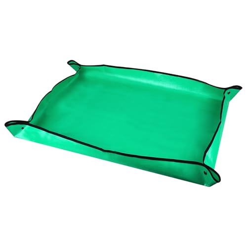 Wasserdichte Gartenmatte Pflanzmatte 100 x 75 cm Wasserdicht Pflanzen Umtopfmatte Kunstleder Extra Große Dick für Garten Umtopfen Pad Faltbare Gartenerde Pad Pflanzentransplantation in Gartenplane von Lusofie