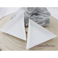 2x Schaufel Für Perlen 7x7 Mm Weiß, Sortierbox, Box Mm, Dreieck Perlen, Basteln Mit Rocaille 2x Schaufel Für Perlen 7x7 Mm Weiß, Sortierbox, Box Mm, Dreieck Perlen, Basteln Mit Rocaille von LustaufPerlen