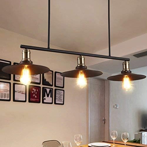Meters Retro Industrial Wind Kronleuchter Restaurant Lampe Billardtisch Bar Kreative 3 Kronleuchter von Lustres