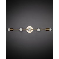 Artemis Modern Vanity 5 Licht Abstrakt Mid Century Industrial Art Badezimmer Wandleuchte von LustrousLumens