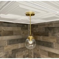 Charon 6 in Globe Mid Century Modern Industrial Pendelleuchte von LustrousLumens