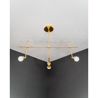 Cloud Modern 3 Light Verstellbarer Sputnik Industrie Kronleuchter Cloud Modern 3 Light Verstellbarer Sputnik Industrie Kronleuchter von LustrousLumens