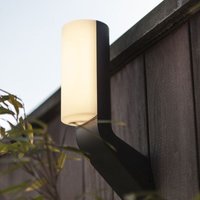 Lutec LED Außenwandleuchte Bati aus Aluminiumdruckguss in - black von Lutec