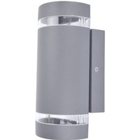 [GEBRAUCHT] Lutec Focus 5604023112 Außenwandleuchte Gu10 Silber Wandleuchte Lampe Leuchte B-Ware von Lutec