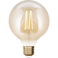 Globe 95 mm E27 806 lm 60 W Bernstein Filament LED Smart Glühbirne dimmbar Centrale Brico Globe 95 mm E27 806 lm 60 W Bernstein Filament LED Smart Glühbirne dimmbar Centrale Brico von Lutec