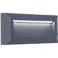 Lutec - led Außenwandleuchte Helena aus Aluminiumdruckguss in - black von Lutec