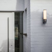 Lutec - led Außenwandleuchte Leda aus Edelstahl mit Bewegungsmelder - grey von Lutec