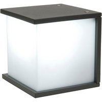 LUTEC Außen-Wandleuchte "BOX CUBE", Leuchtmittel E27  Leuchtmittel wechselbar von Lutec