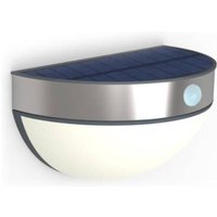 Lutec Bubble ST 9087 Solar-Außenwandleuchte mit Bewegungsmelder 2.3W Neutralweiß Edelstahl von Lutec