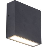 Lutec GEMINI XF 6939412011868 LED-Außenwandleuchte 9.2W Schwarz von Lutec