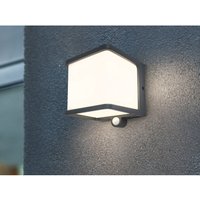 Lutec - led Solar Wandleuchte doblo mit Bewegungsmelder, 11 x 12,9 cm von Lutec