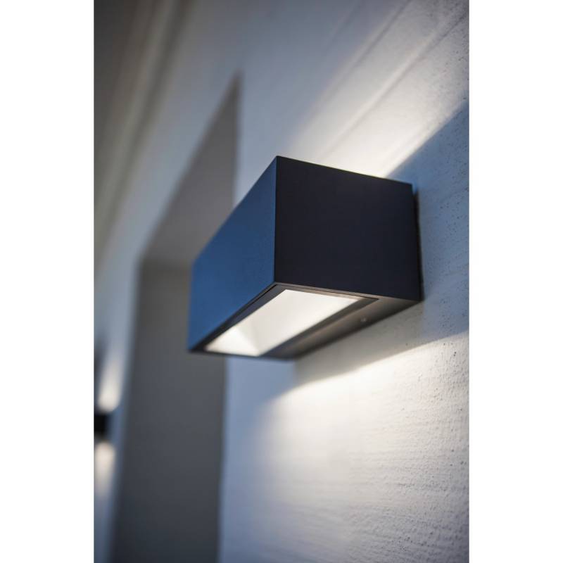Lutec LED-Außenwandleuchte Gemini Anthrazit von Lutec