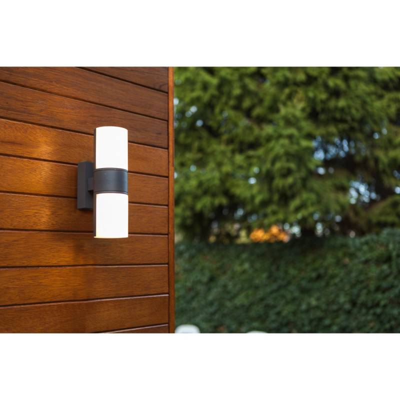 Lutec LED Design Außenleuchte Cyra mit drehbaren Köpfen rund von Lutec