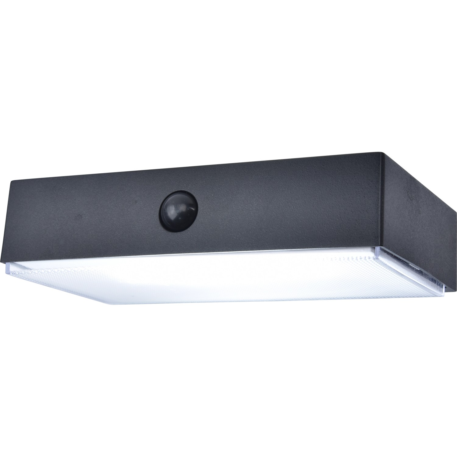 Lutec LED-Solar-Wandleuchte Fadi Connect 800 lm 4,3 x 18 x 10,5 cm Schwarz von Lutec