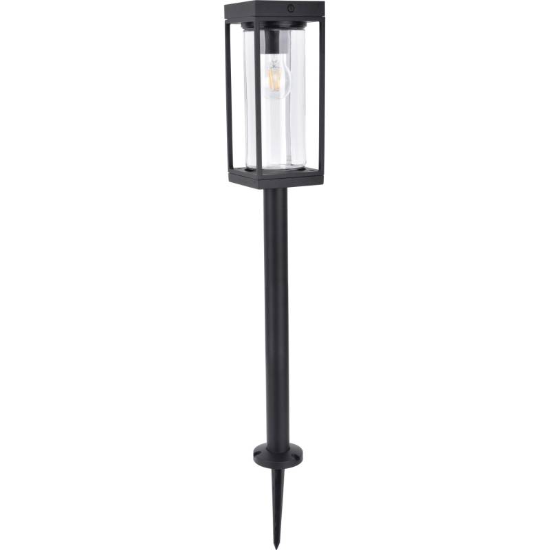Lutec LED-Solar-Wegeleuchte Flair 1-flammig Mattschwarz 76 cm x 12 cm x 12 cm von Lutec