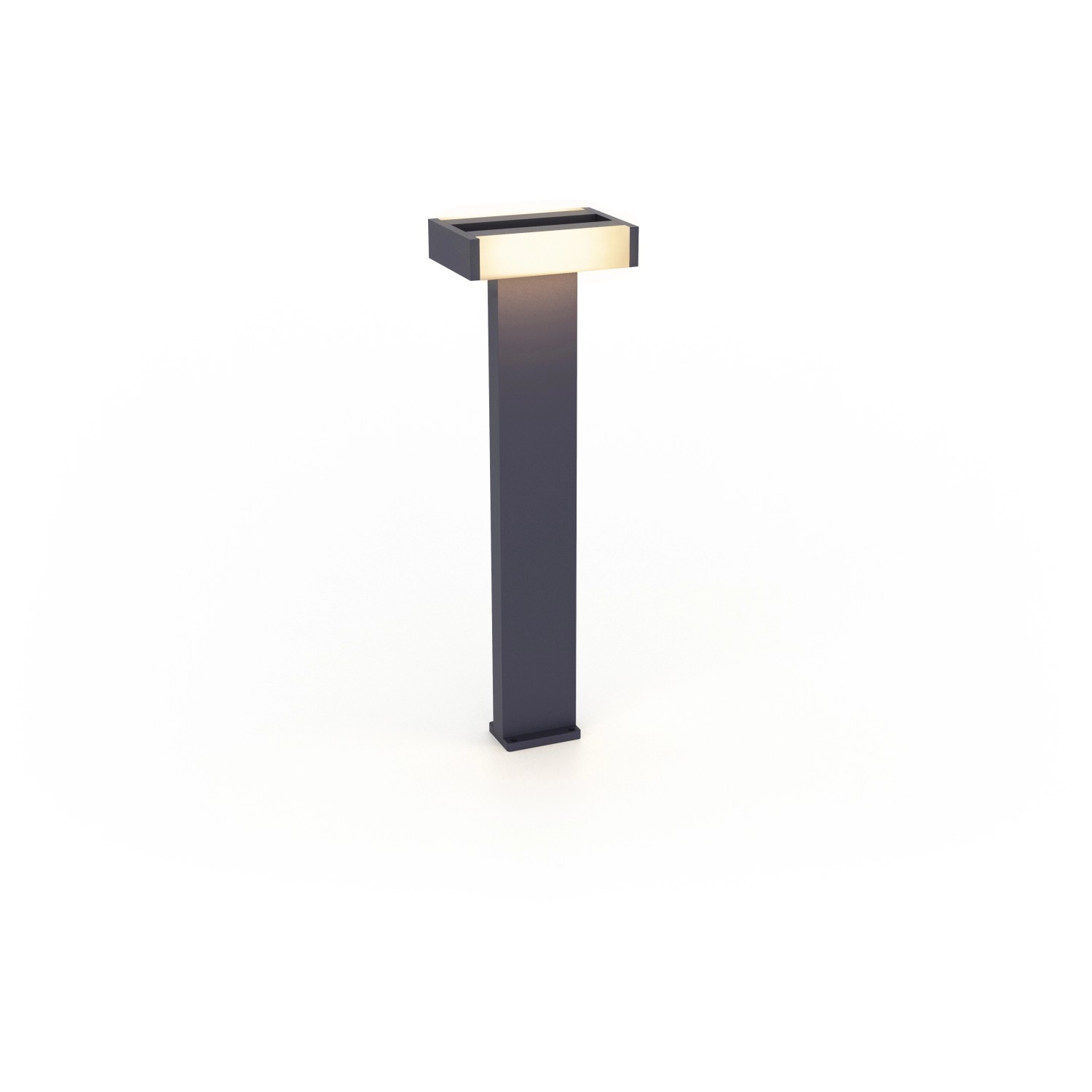 Lutec LED-Wegeleuchte Conroy 2-flammig Anthrazit 71,5 cm x 22,5 cm x 15,5 cm von Lutec