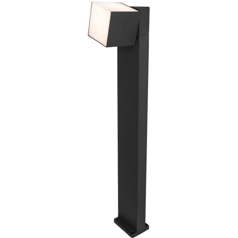 Lutec LED-Wegeleuchte Cuba 1-flammig Mattschwarz 75 cm x 11 cm x 13,7 cm von Lutec
