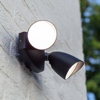 Neuwertig] Lutec Led Außenstrahler Leuchte Shrimp Außenlampe Ip54 Schwarz Matt B-Ware von Lutec