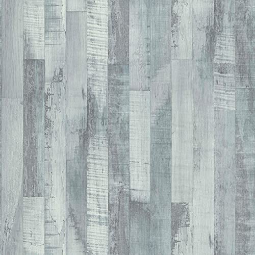 Lutèce Tapete, Holz, vertikal, Blau, Vinyl auf Vlies | 51196301 | Schlafzimmer, Wohnzimmer, Flur, Wohnzimmer von Lutèce