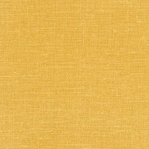 Lutèce Einfarbig Faux Jute Tapete | Pollen, Gelb | Vinyl auf Vlies | 51195402 | Schlafzimmer, Wohnzimmer, Flur, Wohnzimmer von Lutèce