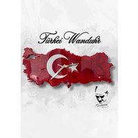 Türkei Landkarte Wanduhr 50cm Mit Verzierten Und Gravierten Uhrzeigern Türkei Landkarte Wanduhr 50cm Mit Verzierten Und Gravierten Uhrzeigern von Luthender