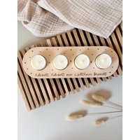 Adventstablett I Teelicht-Adventskranz Verschiedene Designs von LutifulThings
