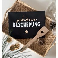 Geschirrtuch "Schöne Bescherung' | Küchenhandtuch Weihnachtsgeschenk von LutifulThings