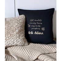 Kissenhülle/Kissenbezug "Hello Autumn" Größe 50x50 cm Geschenkidee Deko Home von LutifulThings