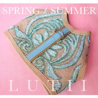 Hundegeschirr Blau Westgeschirr Kleiner Hund Yorkie Kleine Katze Teetasse Chihuahua "Blue Sorbet" Funkelt Auf Tüll & Leinen Von Lutii Hundegeschirr Blau Westgeschirr Kleiner Hund Yorkie Kleine Katze Teetasse Chihuahua "Blue Sorbet" Funkelt Auf Tüll & Leinen Von Lutii von LutiiPetDesign