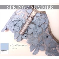 Kleines Hundegeschirr, Verstellbares Extravagantes Handgefertigtes Hundegeschirr Ohne Zug, Ausgefallenes "Bb Lace" Von Lutii." von LutiiPetDesign