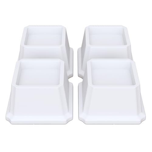 Lutown-Teen Bed Risers 2 inch Heavy Duty Furniture Risers for Sofas, Chair Risers Sofa Risers Table Risers Set of 4 Pack, White Lutown-Teen Bed Risers 2 inch Heavy Duty Furniture Risers for Sofas, Chair Risers Sofa Risers Table Risers Set of 4 Pack, White von Lutown-Teen
