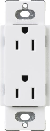 Lutron CARS-15-TR-WH Claro 15-Amp Tamper Resistant Receptacle, White by Lutron von Lutron