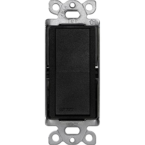 Lutron Claro On/Off Switch, 15-Amp, Single-Pole, SC-1PS-MN, Midnight von Lutron