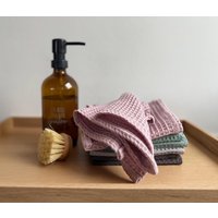 Spültuch | Spüllappen Aus Waffelpique Geschirrtuch 100% Baumwolle Neonnaht von LutzundLisbeth