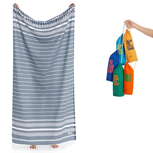 Luum® XXL Strandtuch Damen Herren Hamamtuch Saunahandtuch Handtuch Yogatuch Duschtuch Strandhandtuch XXL Saunatuch Badetuch Reisehandtuch Pestemal Turkish Towels (Besser als EIN Mikrofaser Handtuch) von Luum