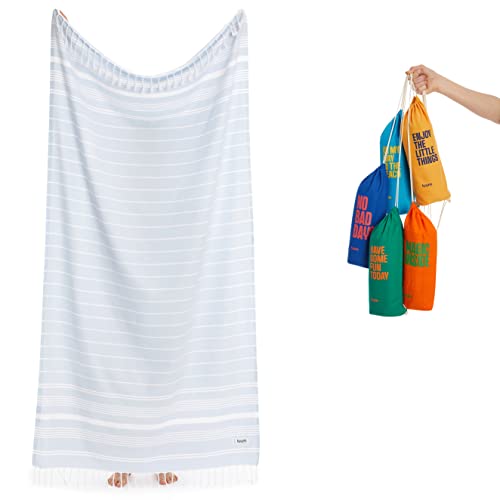 Luum® XXL Strandtuch Damen Herren Hamamtuch groß Saunahandtuch Handtuch Yogatuch Duschtuch Strandhandtuch Saunatuch Badetuch Reisehandtuch Pestemal Turkish Towels von Luum