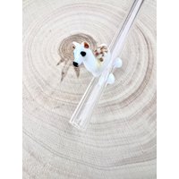 Llama Glas Strohhalme - Wiederverwendbare Strohhalme | Glasstrohhalme Benutzerdefinierte Lama Geschenk Boba Smoothie Dünne von Luv4Erth