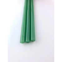 4 Oder 8Er-Packung Opake Grüne Glasstrohhalme - Green Straw Pack | Wiederverwendbare Strohhalme Grüne Gastgeschenke Strohparty-Packung Strohpackungen von Luv4Erth