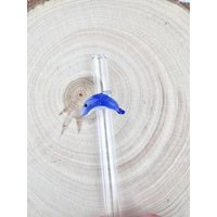 Delphin Glasstrohhalme - Wiederverwendbare Strohhalme | Glasstrohhalme Delfin Geschenke Boba Smoothie Dünne Delphin Glasstrohhalme - Wiederverwendbare Strohhalme | Glasstrohhalme Delfin Geschenke Boba Smoothie Dünne von Luv4Erth
