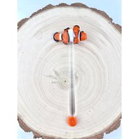 Glas Fisch Rührstab - Trinkrührer | Benutzerdefinierte Rührstäbchen Glas-Rührstäbchen Handgefertigte Cocktailstäbchen Cocktailspieße von Luv4Erth