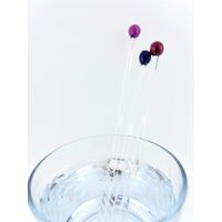 Glass Stir Stick - Glasrührer | Benutzerdefinierte Rührstäbchen Glas-Rührstäbchen Handgefertigte Cocktailstäbchen Cocktailspieße von Luv4Erth