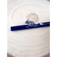 Handgefertigte Maus Glass Strohhalm Wiederverwendbarer Strohhalm in Farbe Nach Wunsch von Luv4Erth