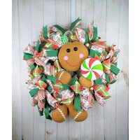 Lebkuchen-Weihnachtskranz Smaragdgrüner Adventskranz Mit Süßigkeiten Lebkuchen-Weihnachtskranz Smaragdgrüner Adventskranz Mit Süßigkeiten von LuvOfWreaths