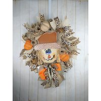 Vogelscheuche Herbst Kranz Für Haustür Oder Veranda, Leopard Druck Dekor Kranz, Gepard Thanksgiving Vogelscheuche Herbst Kranz Für Haustür Oder Veranda, Leopard Druck Dekor Kranz, Gepard Thanksgiving von LuvOfWreaths